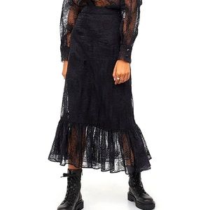 H&M x Sandra Mansour Embroidered Organza Skirt